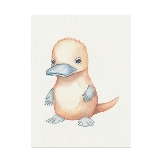 Baby Platypus - Art Print, Varying sizes available, Matte or Fine Art paper available