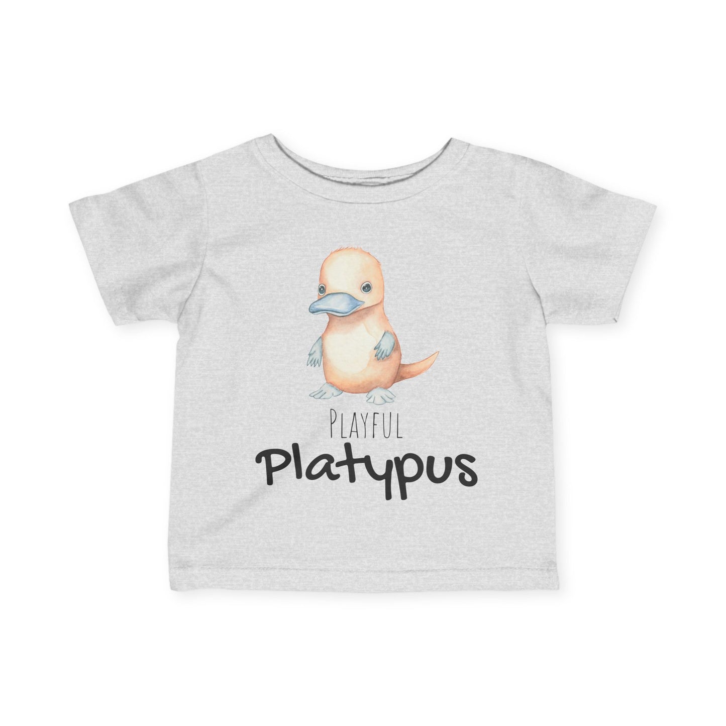 Cute Platypus Infant Tee, Baby Shirt with Playful Quote, Kids T-shirt, Toddler Top, Animal Lover Onesie, Children's Clothing, Funny Bodysuit