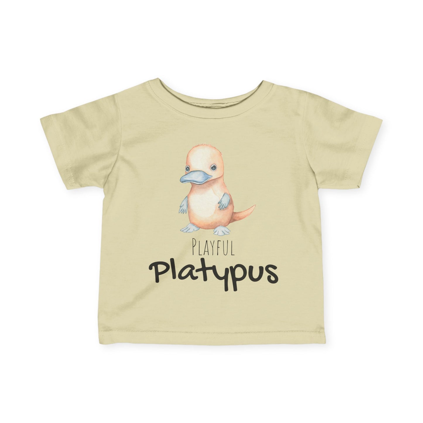 Cute Platypus Infant Tee, Baby Shirt with Playful Quote, Kids T-shirt, Toddler Top, Animal Lover Onesie, Children's Clothing, Funny Bodysuit