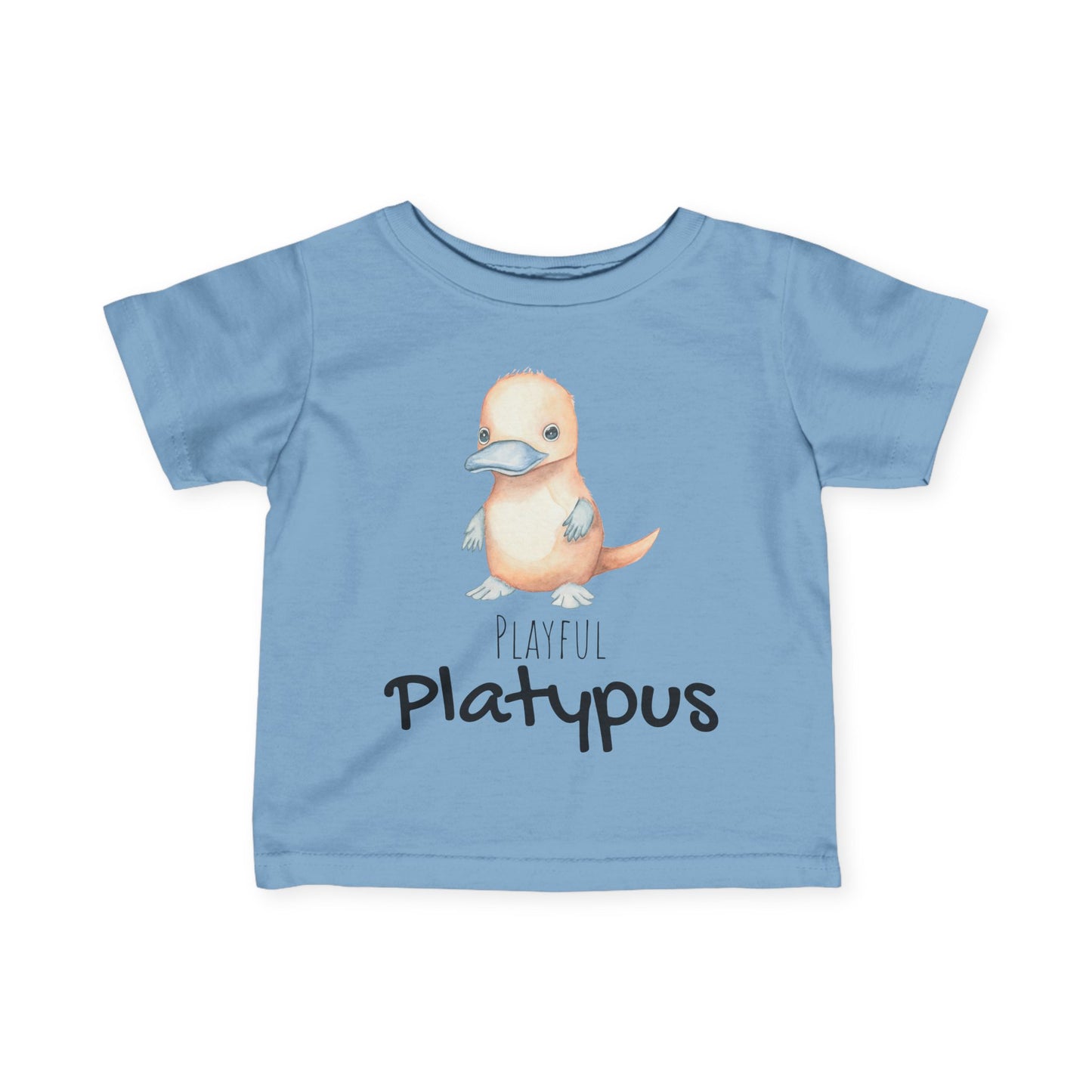 Cute Platypus Infant Tee, Baby Shirt with Playful Quote, Kids T-shirt, Toddler Top, Animal Lover Onesie, Children's Clothing, Funny Bodysuit